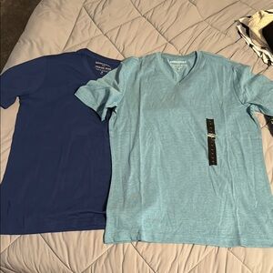 Banana Republic Men's Short Sleeve Tees in Navy and Sky Blue